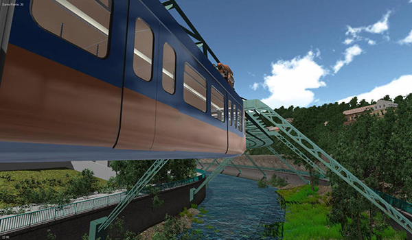 模拟单轨列车2013